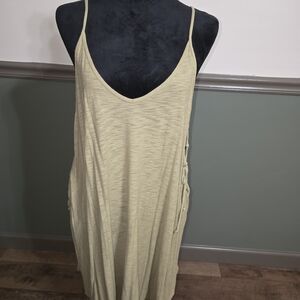 & Other Stories Light Yellow Mini Dress